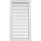 Ekena Millwork Vertical Surface Mount PVC Gable Vent: Functional, w/ 2"W x 2"P Brickmould Sill Frame, 18"W x 34"H GVPVE18X3403SF - alternate 1